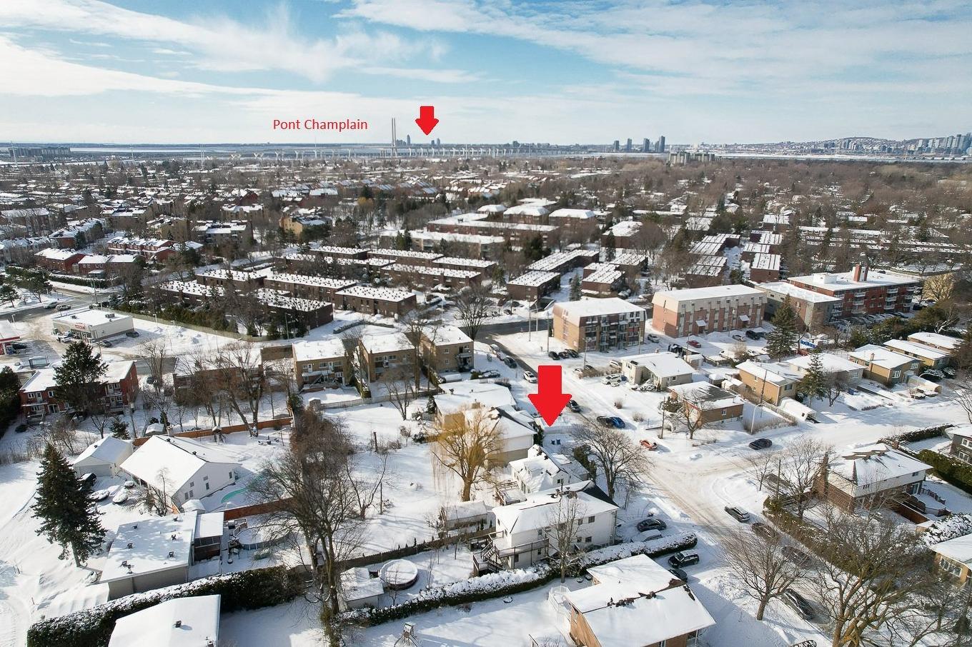 Aerial photo - 27 Rue Allan, Longueuil (Greenfield Park), QC - Outdoor With View