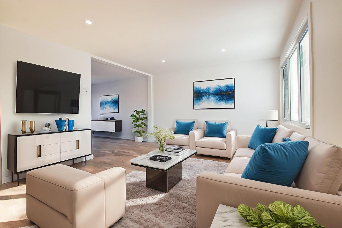 Living room - 2899 Rue De Lyon, Longueuil (Le Vieux-Longueuil), QC - Indoor Photo Showing Living Room