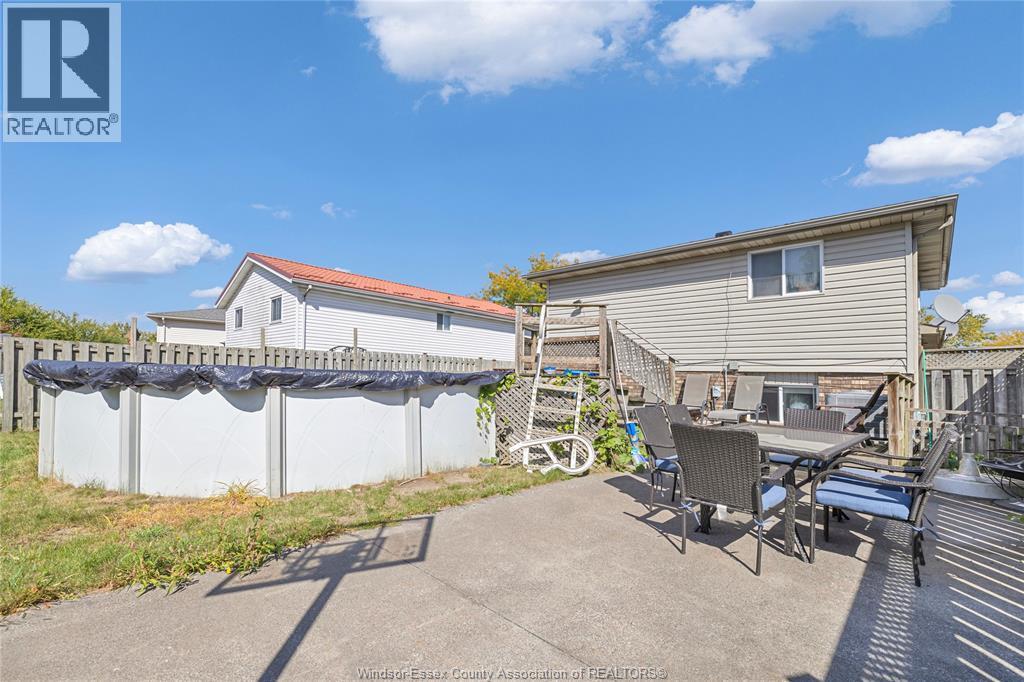 1812 Vicky Circle, Windsor, ON - Outdoor With Above Ground Pool With Deck Patio Veranda