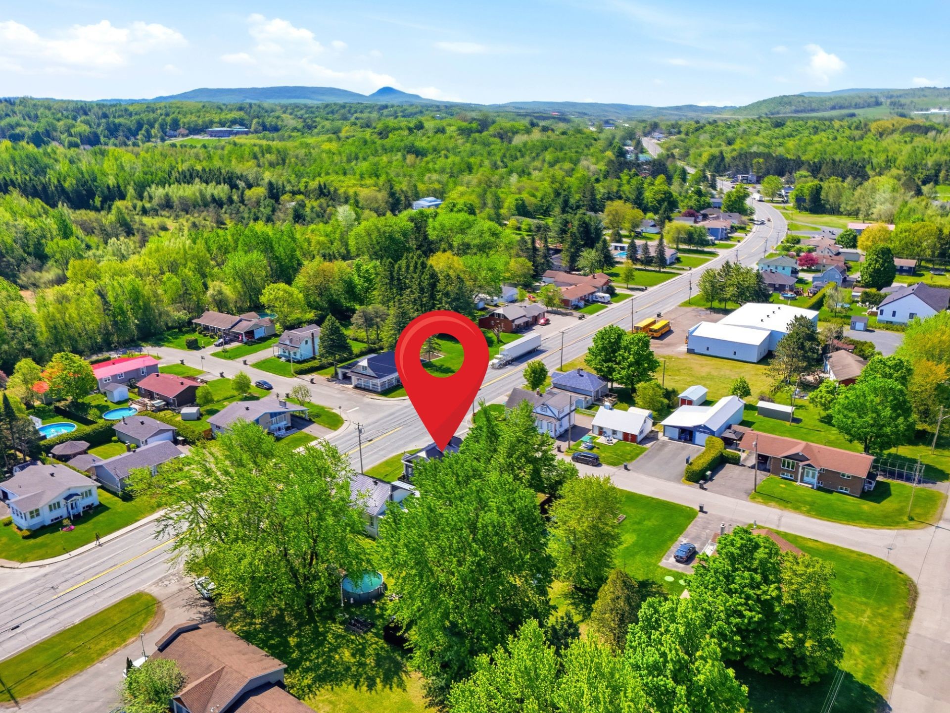 Aerial View - 1397 Route 116, Danville, QC - Outdoor With View