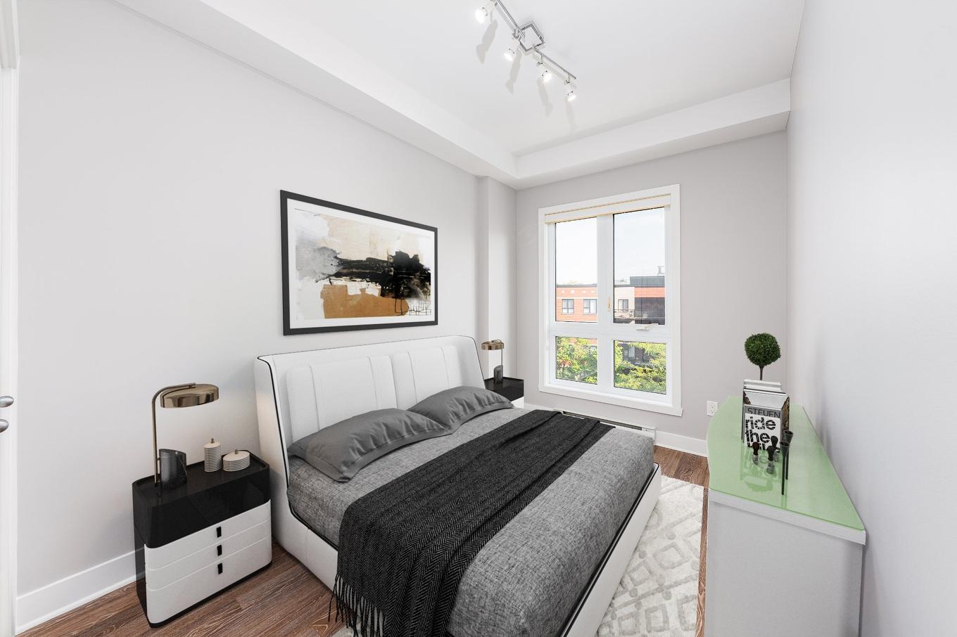 Chambre à coucher - 408-4700 Boul. Henri-Bourassa O., Montréal (Saint-Laurent), QC - Indoor Photo Showing Bedroom