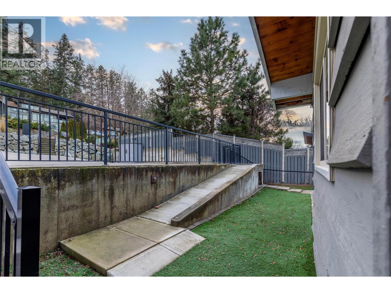 Ramp entrance to front door - 11609 Upper Summit Drive, Coldstream, BC - Outdoor With Exterior