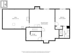 Basement Floor Plan -