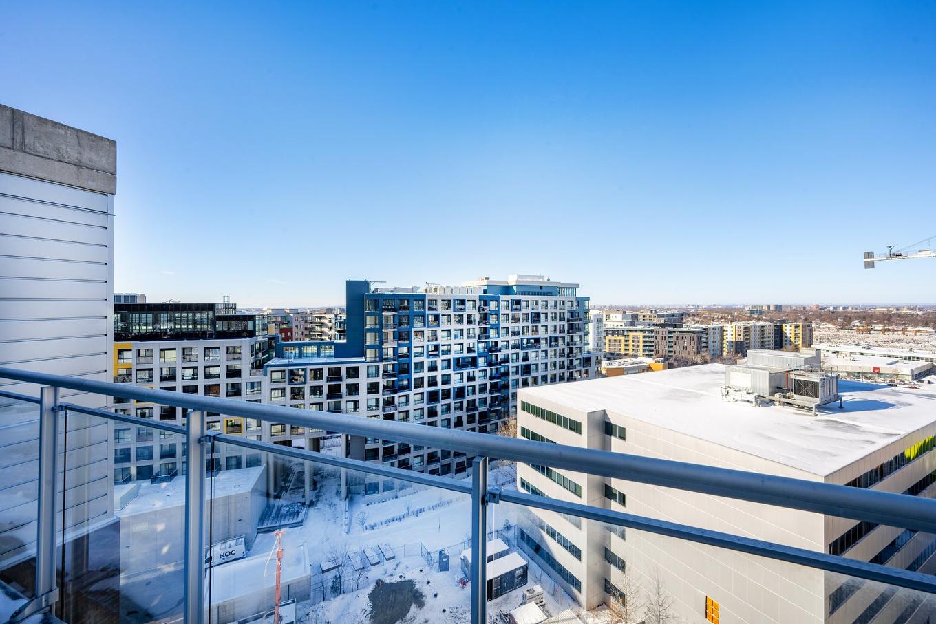View - 1212-4975 Rue Jean-Talon O., Montréal (Côte-Des-Neiges/Notre-Dame-De-Grâce), QC - Outdoor With Balcony With View