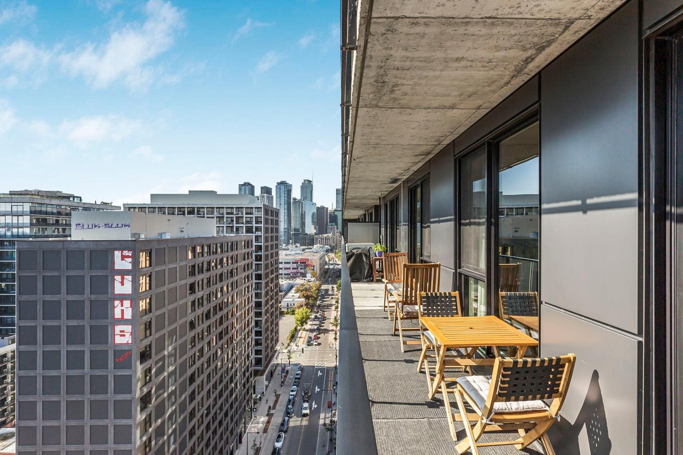 Balcon - 1702-195 Rue Peel, Montréal (Le Sud-Ouest), QC - Outdoor