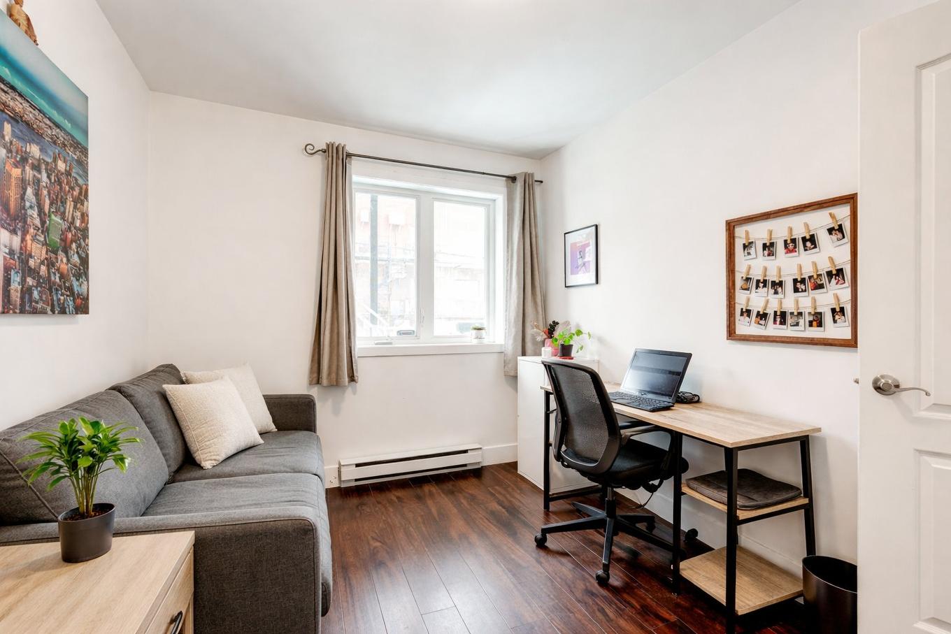 Chambre à coucher - 102-2078 Rue Lespérance, Montréal (Ville-Marie), QC - Indoor Photo Showing Office