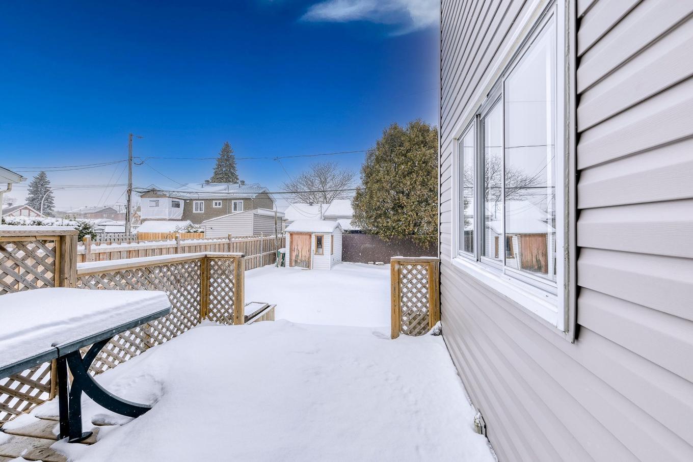Backyard - 3691 Rue Jovette, Laval (Fabreville), QC - Outdoor With Exterior