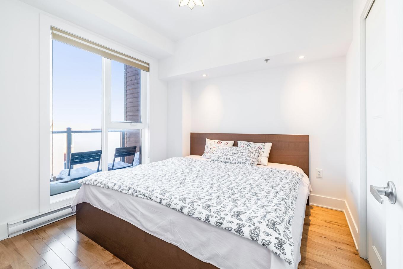 Chambre à coucher - 402-3950 Rue Sherbrooke E., Montréal (Mercier/Hochelaga-Maisonneuve), QC - Indoor Photo Showing Bedroom