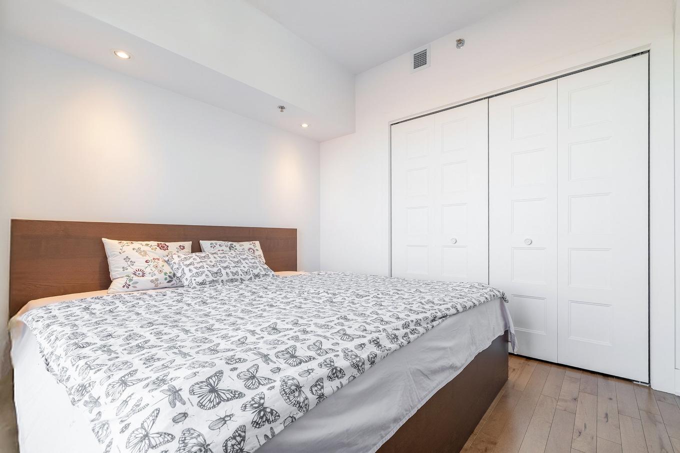 Chambre à coucher - 402-3950 Rue Sherbrooke E., Montréal (Mercier/Hochelaga-Maisonneuve), QC - Indoor Photo Showing Bedroom