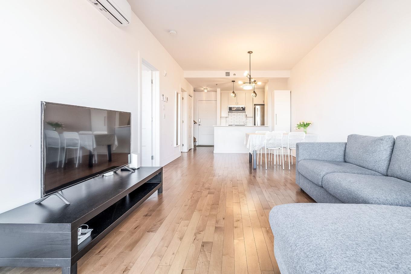 Salon - 402-3950 Rue Sherbrooke E., Montréal (Mercier/Hochelaga-Maisonneuve), QC - Indoor Photo Showing Living Room