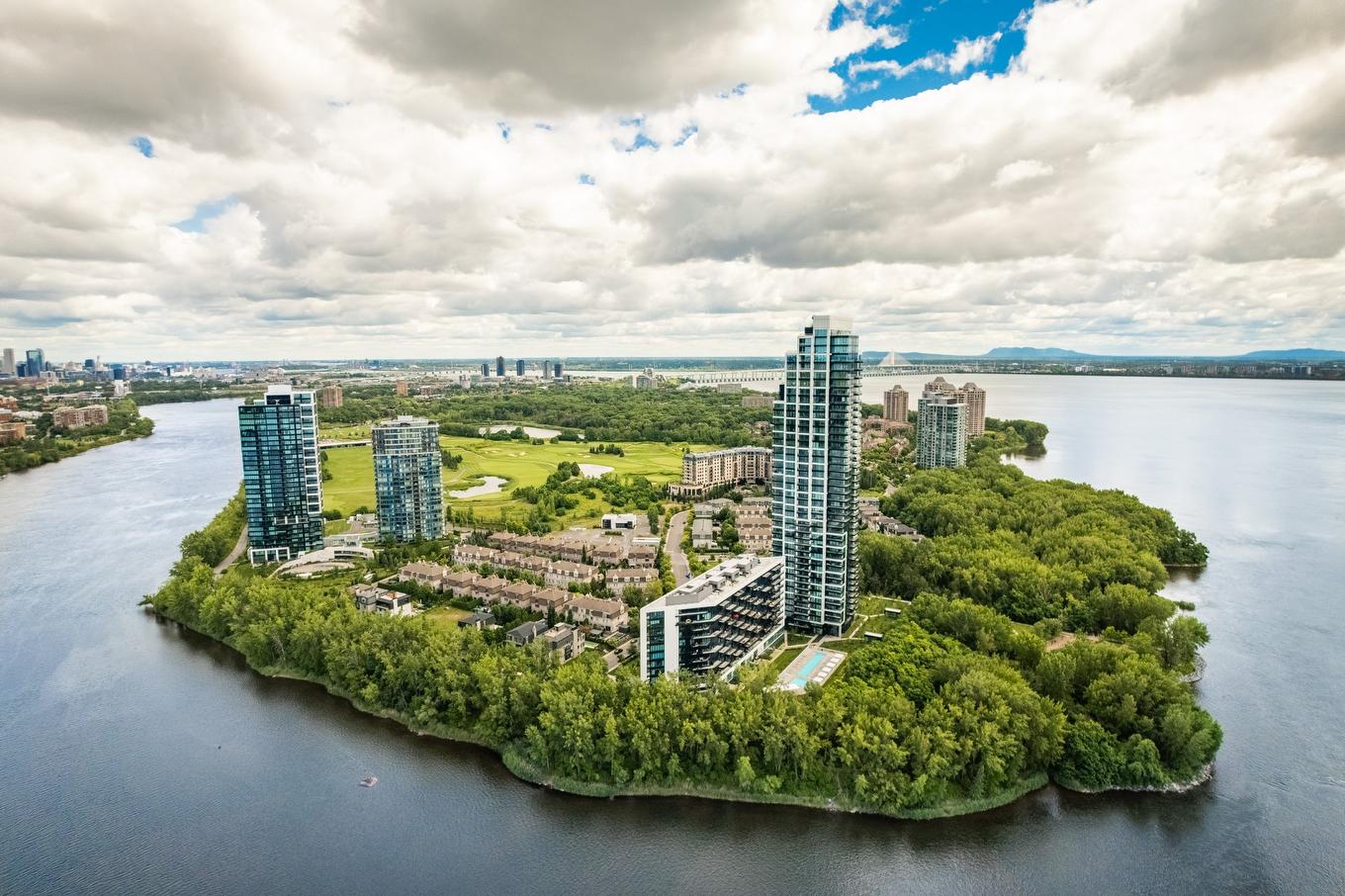 Overall view - 910-900 Rue André-Prévost, Montréal (Verdun/Île-Des-Soeurs), QC - Outdoor With Body Of Water With View