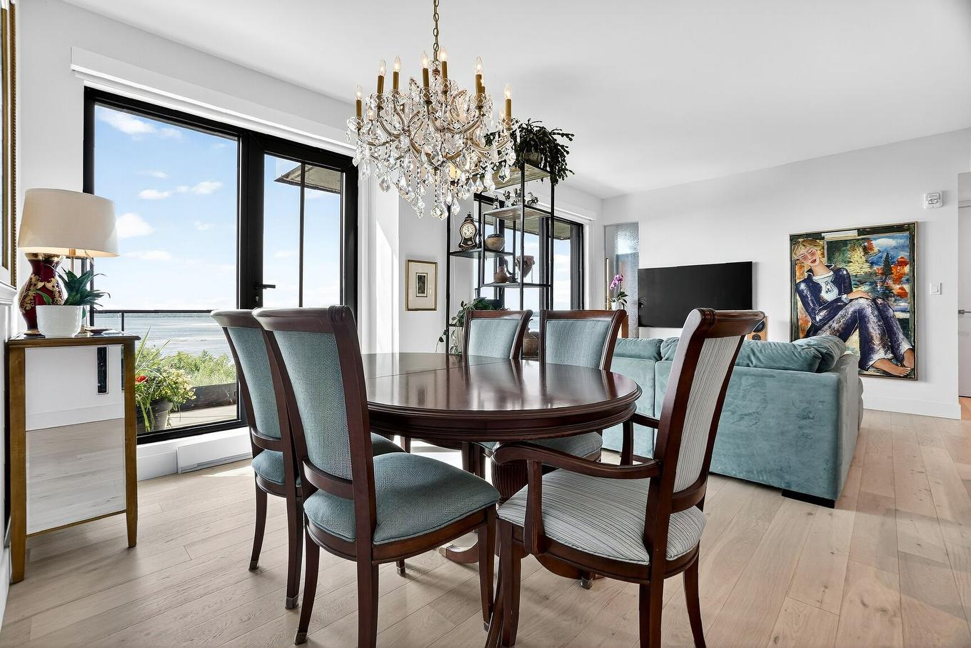 Dining room - 910-900 Rue André-Prévost, Montréal (Verdun/Île-Des-Soeurs), QC - Indoor Photo Showing Dining Room