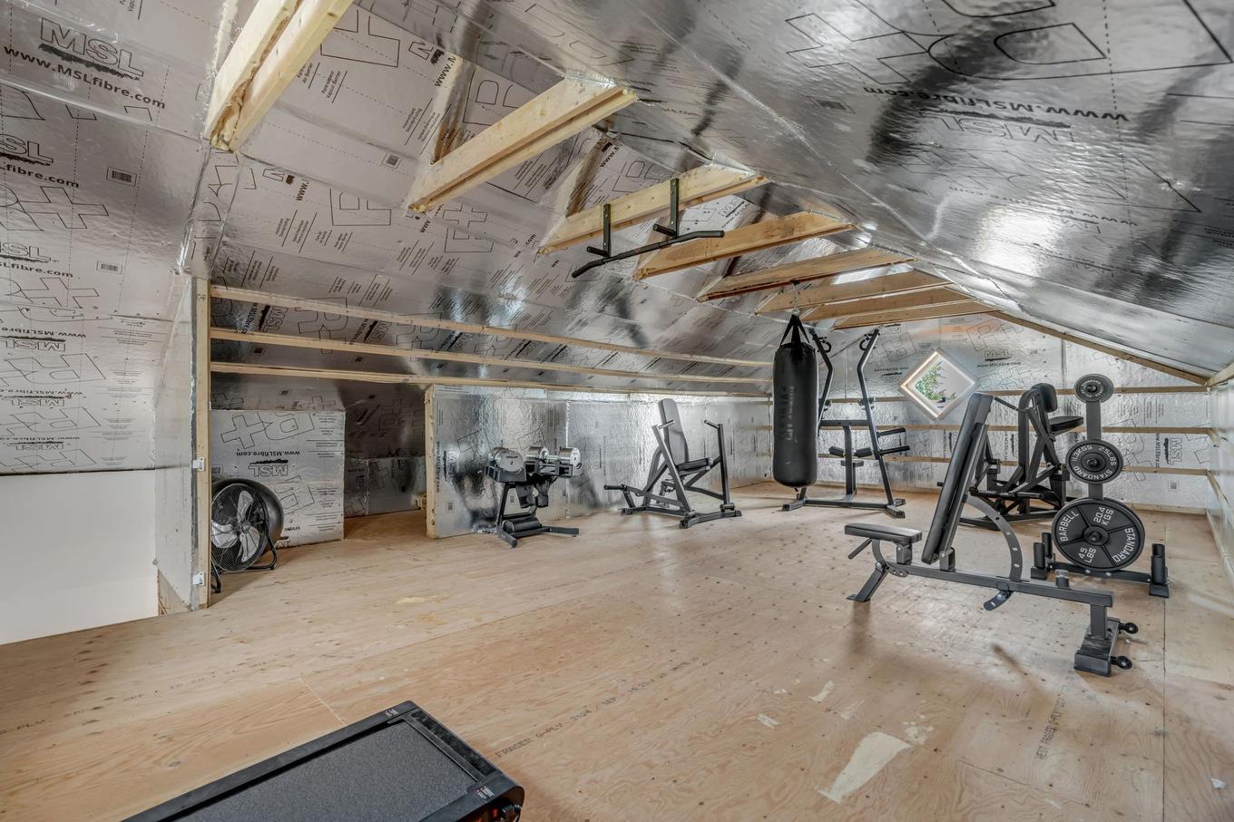 Family room - 30 Rue St-Raphaël, Québec (Beauport), QC - Indoor Photo Showing Gym Room