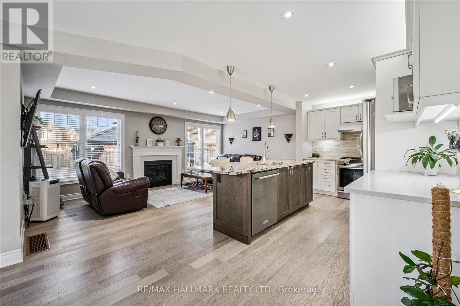 226 Amand Drive, Kitchener, ON - Indoor With Fireplace