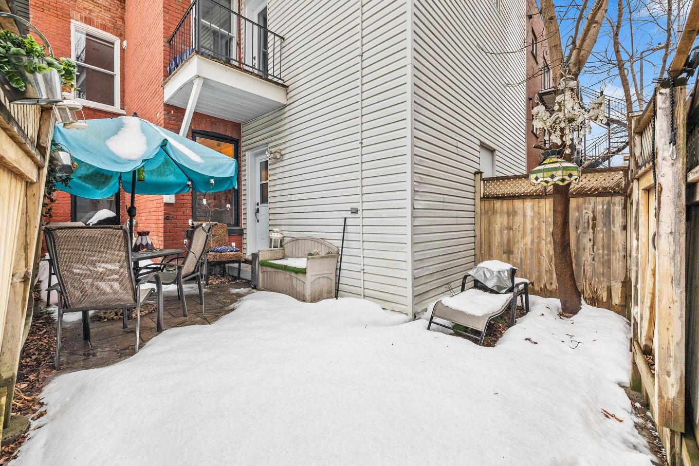 Backyard - 933 Rue St-Ferdinand, Montréal (Le Sud-Ouest), QC - Outdoor
