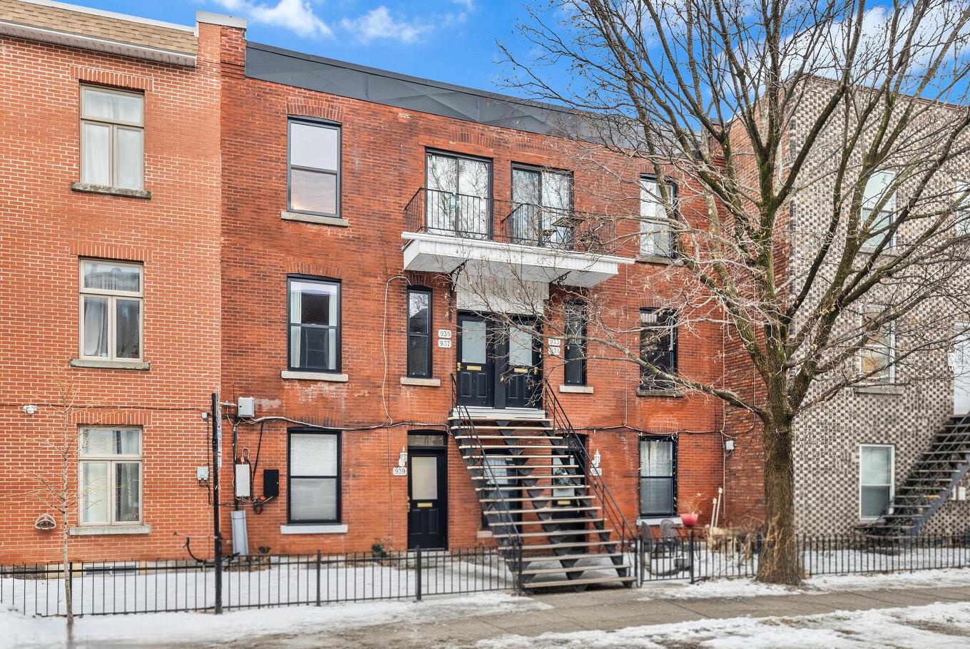 Frontage - 933 Rue St-Ferdinand, Montréal (Le Sud-Ouest), QC - Outdoor With Balcony