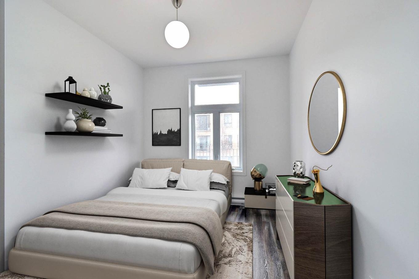 Chambre à coucher - 3717 Rue Wellington, Montréal (Verdun/Île-Des-Soeurs), QC - Indoor Photo Showing Bedroom