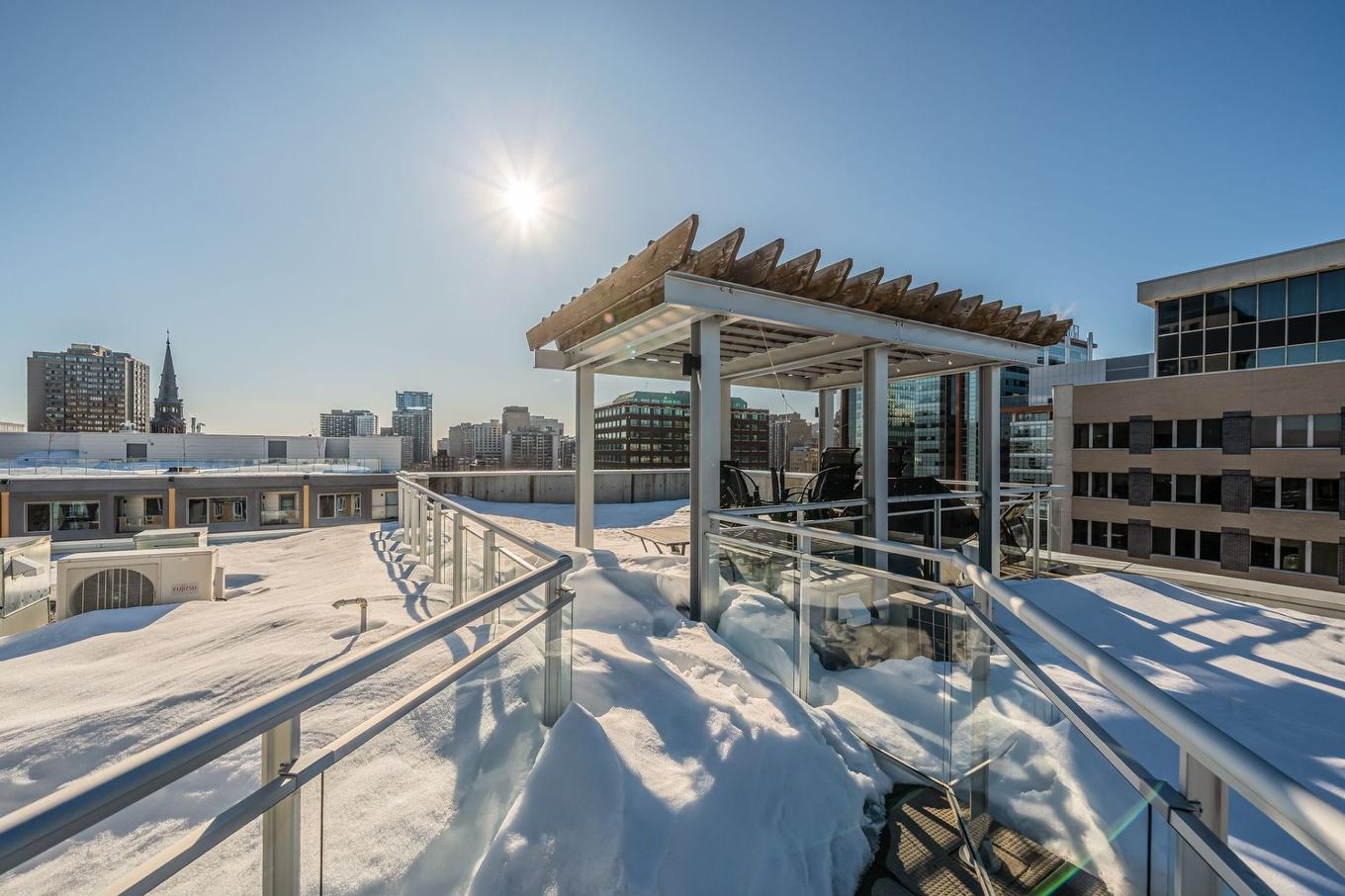 Overall view - 102-1205 Rue Mackay, Montréal (Ville-Marie), QC - Outdoor With View