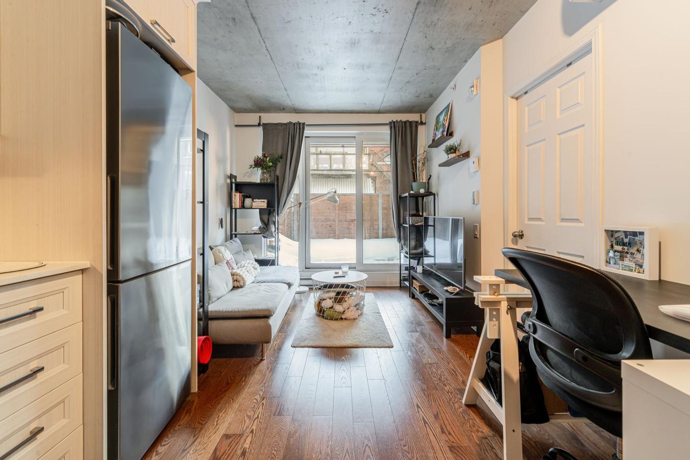 Living room - 102-1205 Rue Mackay, Montréal (Ville-Marie), QC - Indoor