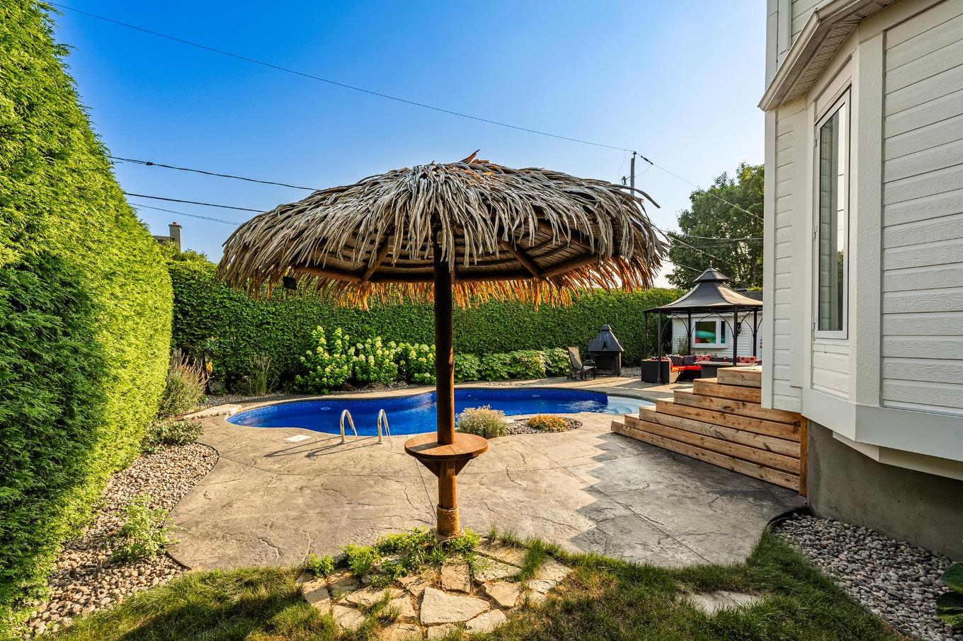 Cour - 15 Rue Besset, Saint-Mathias-Sur-Richelieu, QC - Outdoor With In Ground Pool
