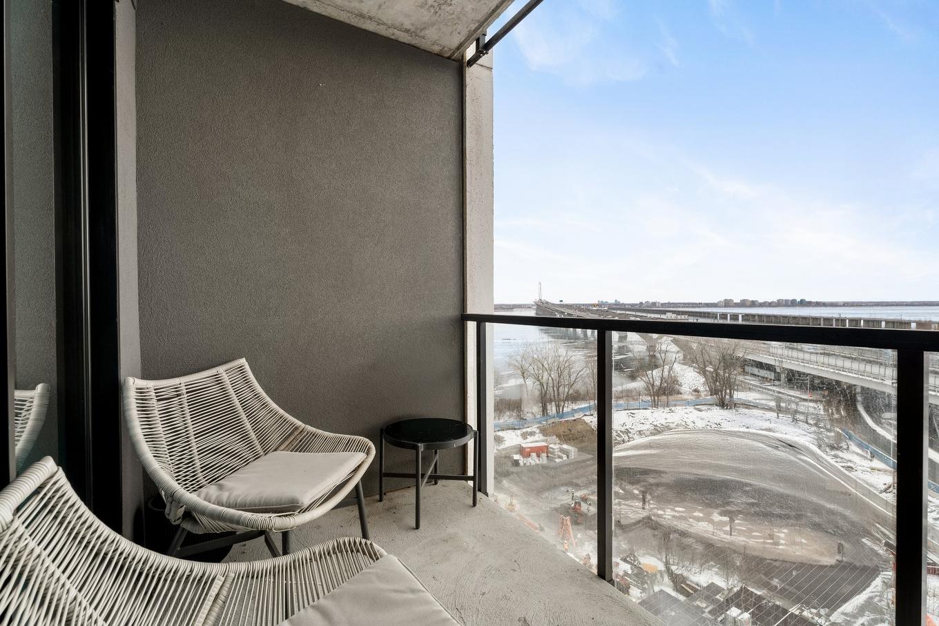 Balcony - 1005-399 Rue De La Rotonde, Montréal (Verdun/Île-Des-Soeurs), QC - Outdoor With Exterior