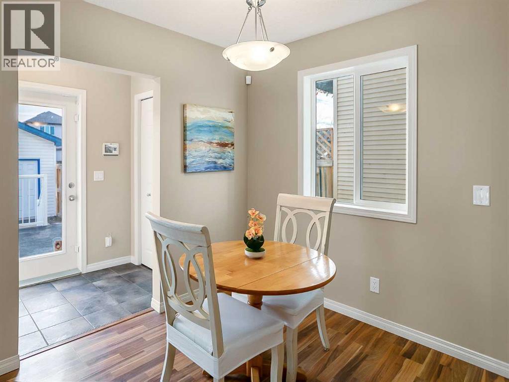 37 Silverado Saddle Avenue Sw, Calgary, AB - Indoor Photo Showing Dining Room