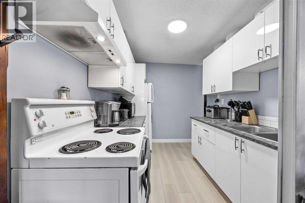 unit 4 kitchen - 11254 6 Street Sw, Calgary, AB - Indoor Photo Showing Kitchen With Double Sink