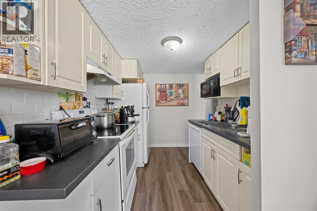 unit 3 kitchen - 11254 6 Street Sw, Calgary, AB - Indoor Photo Showing Kitchen