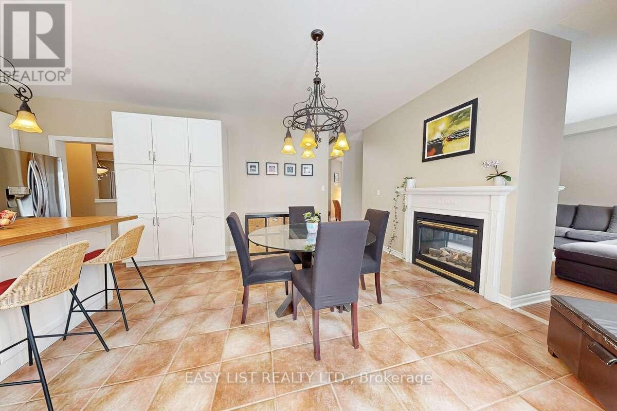 37 Nevada Crescent, Vaughan, ON - Indoor Photo Showing Dining Room With Fireplace