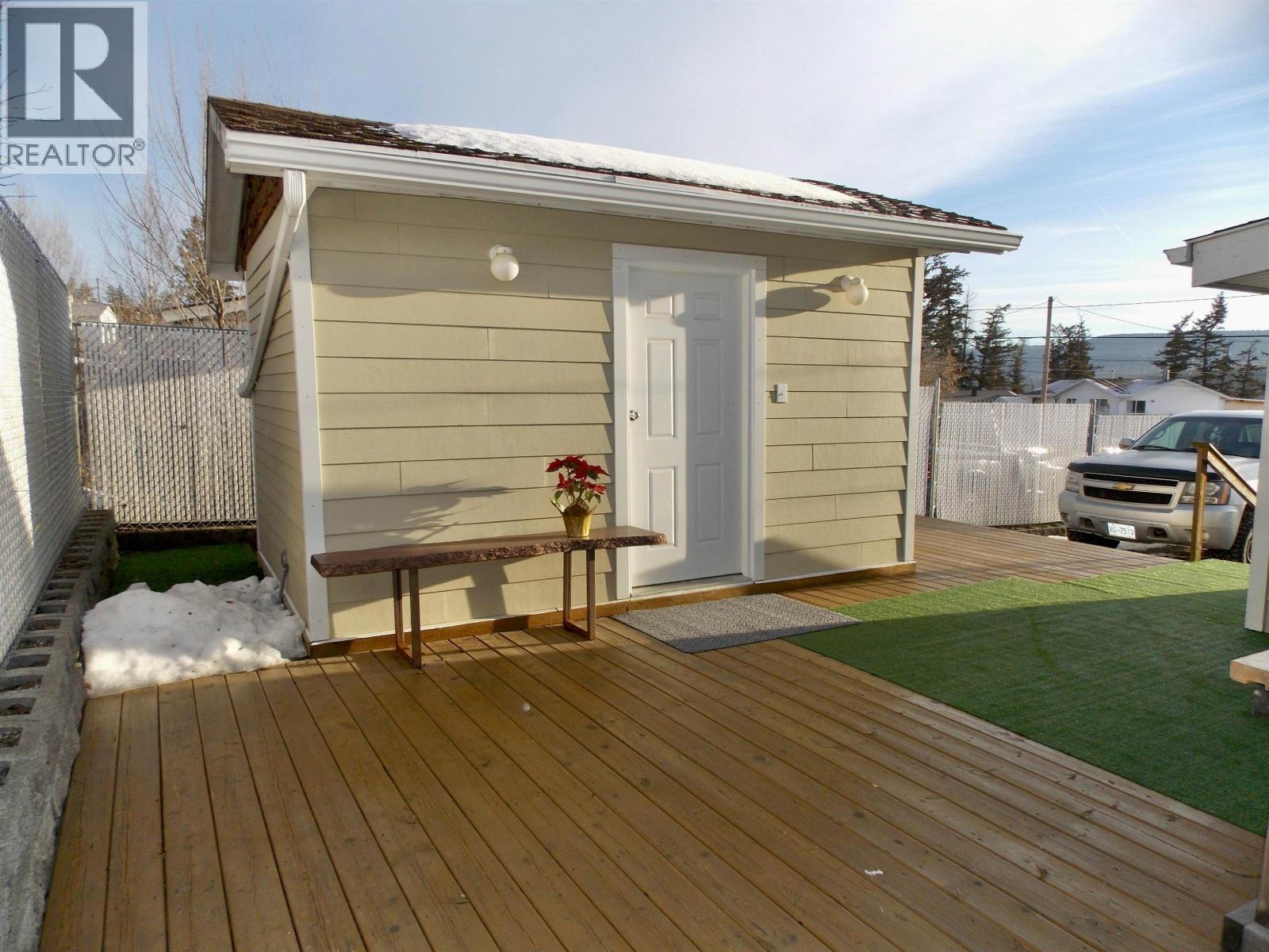 1196 N 2Nd Avenue, Williams Lake, BC - Outdoor With Deck Patio Veranda With Exterior