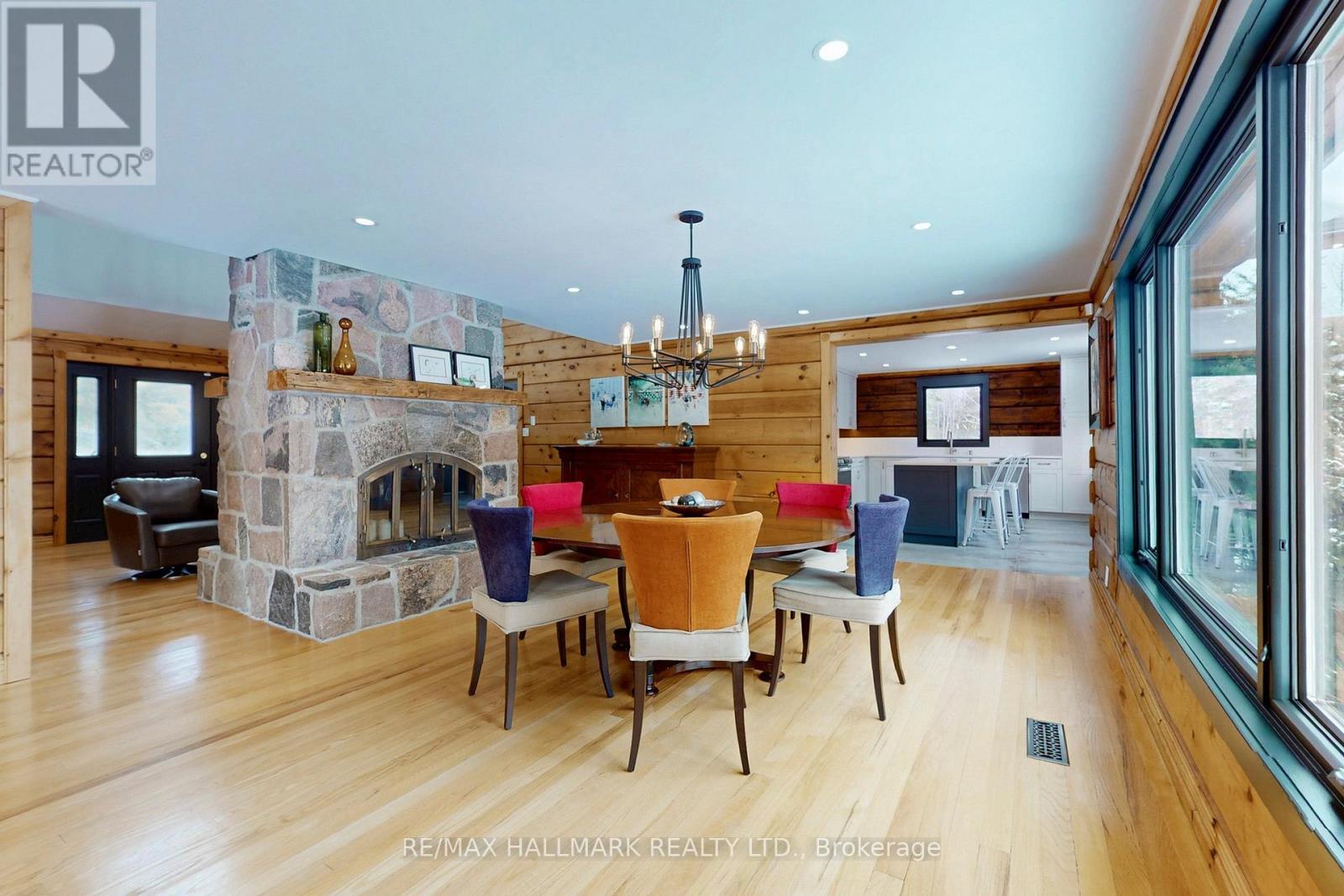 13551 Concession 5 Road, Uxbridge, ON - Indoor With Fireplace