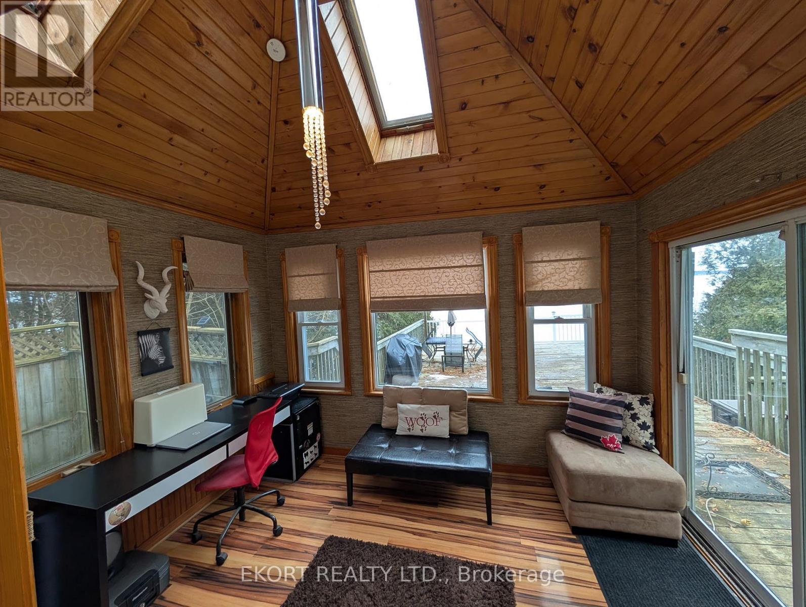 Den/Office to Main Deck & Stairs to Water - 460 - 5427 Young Street, Hamilton Township, ON - Indoor