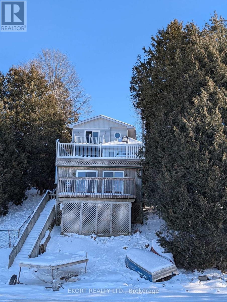 Waterfront Elevation - 460 - 5427 Young Street, Hamilton Township, ON - Outdoor With Deck Patio Veranda