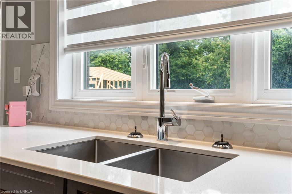 8 Lorne Card Drive, Paris, ON - Indoor Photo Showing Kitchen With Double Sink