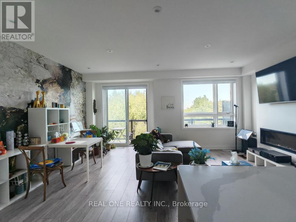 19 Woodstream Drive, Toronto, ON - Indoor Photo Showing Other Room With Fireplace