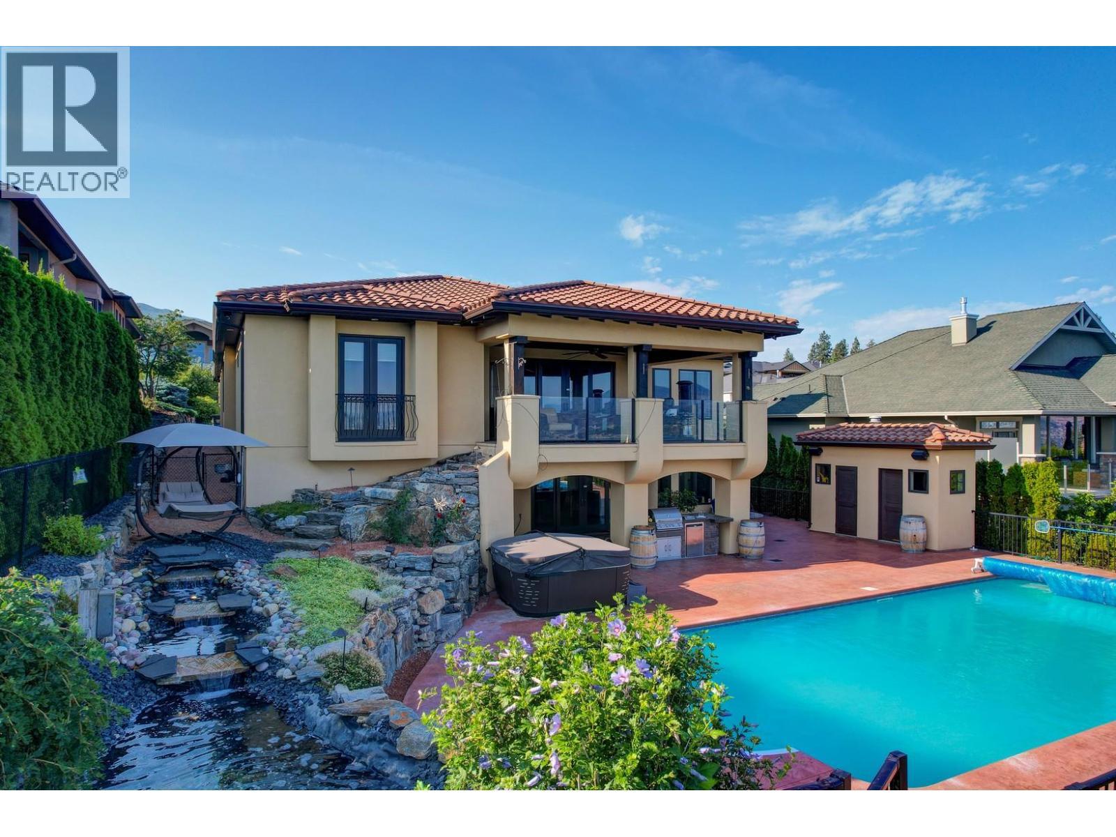 660 Almandine Court, Kelowna, BC - Outdoor With In Ground Pool