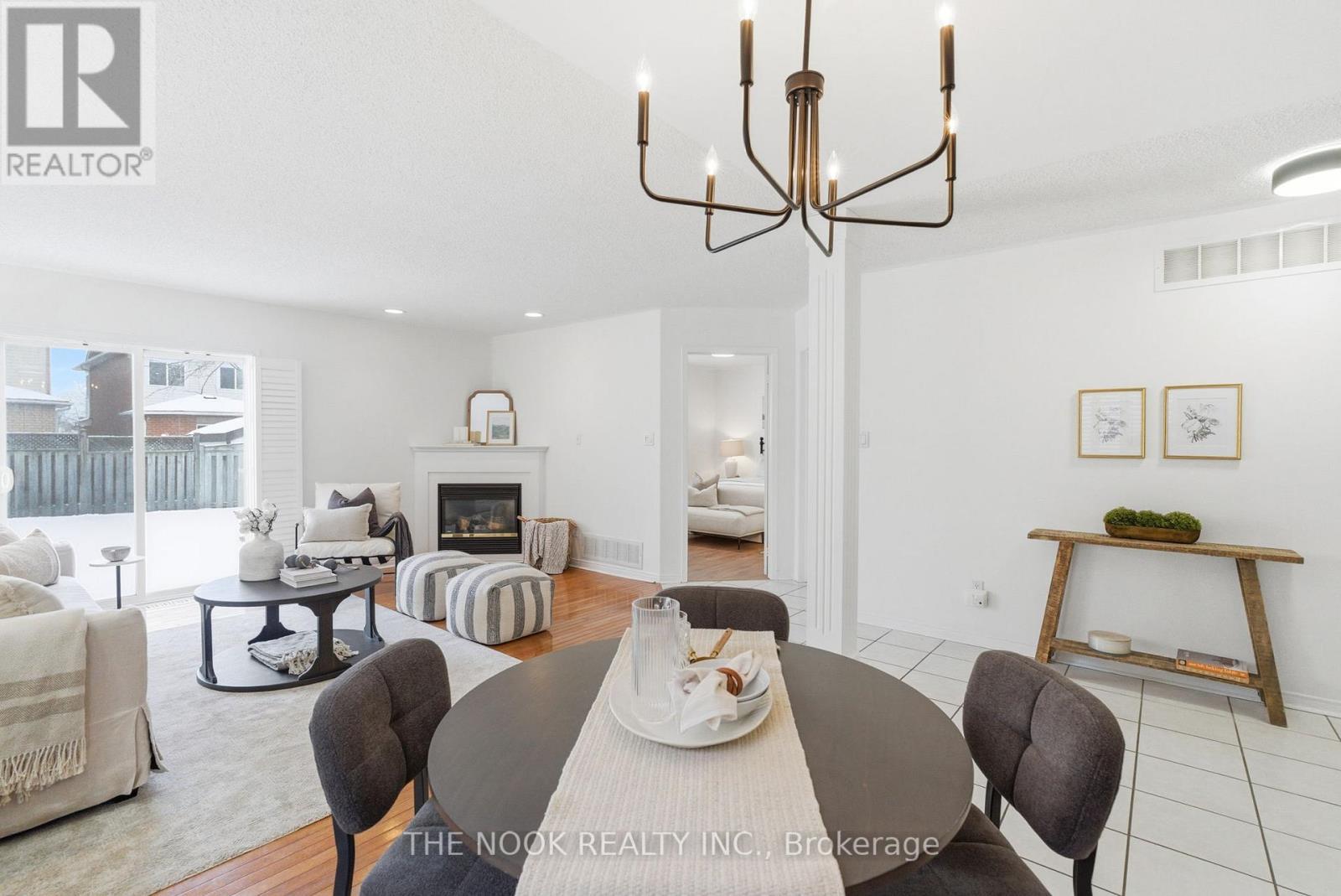 9 James Rowe Drive, Whitby (Williamsburg), ON - Indoor Photo Showing Other Room With Fireplace