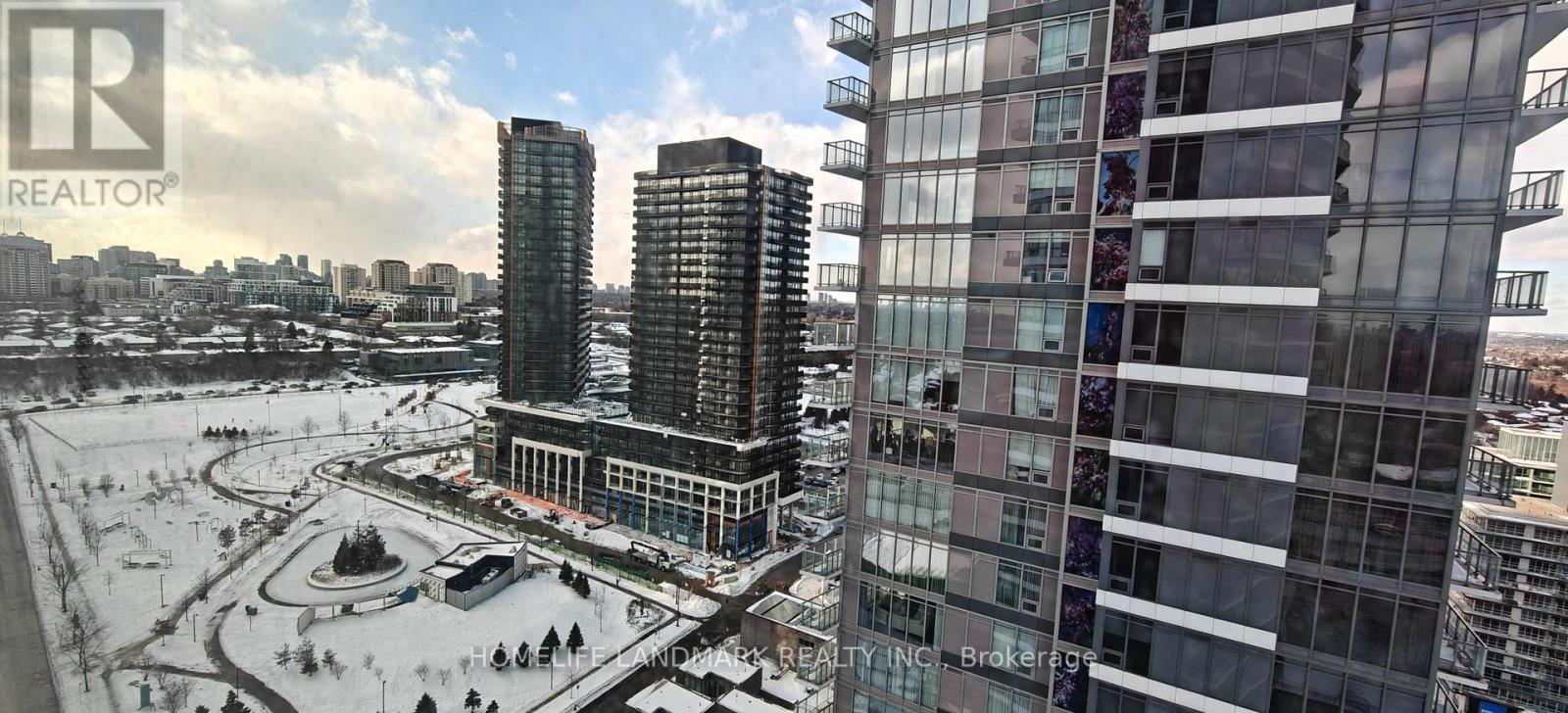 2209 - 117 Mcmahon Drive, Toronto, ON - Outdoor With Balcony