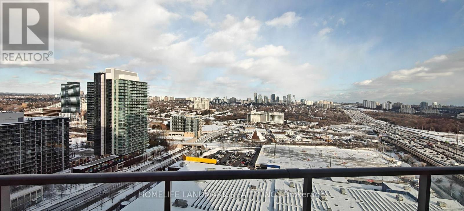 2209 - 117 Mcmahon Drive, Toronto, ON - Outdoor With Balcony With View