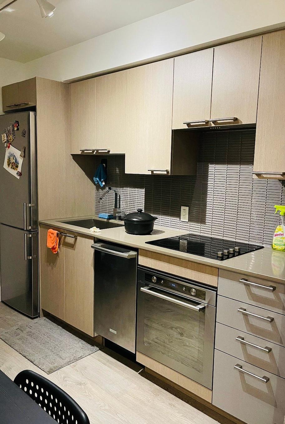 Kitchen - 1805-405 Rue De La Concorde, Montréal (Ville-Marie), QC - Indoor Photo Showing Kitchen