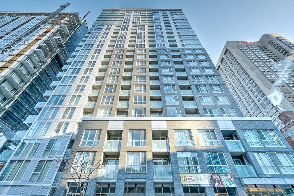 Frontage - 2405-1211 Rue Drummond, Montréal (Ville-Marie), QC - Outdoor With Balcony With Facade