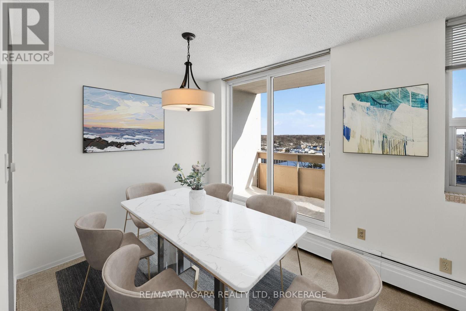 1003 - 365 Geneva Street, St. Catharines (Fairview), ON - Indoor Photo Showing Dining Room