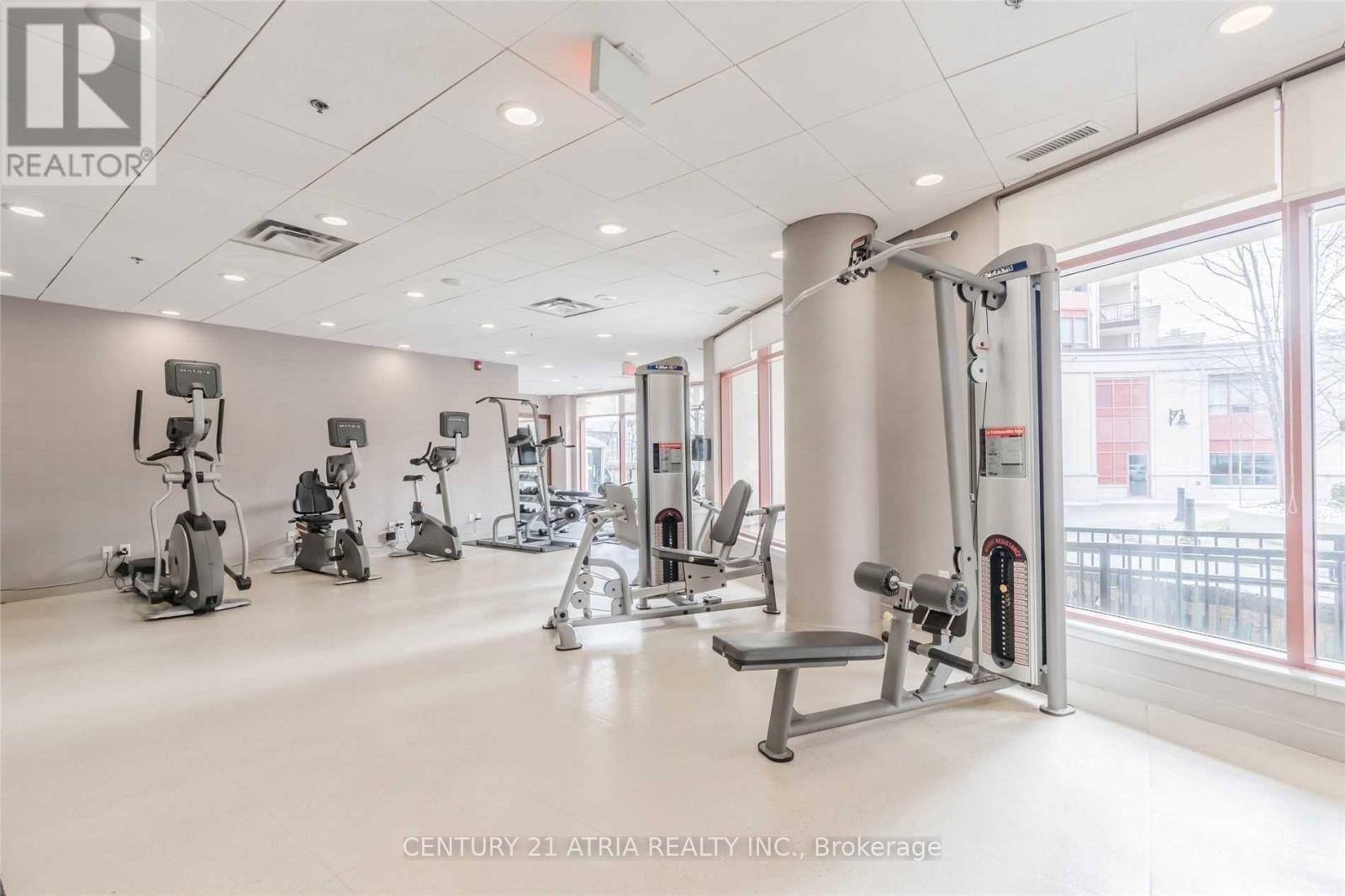 405 - 27 Rean Drive, Toronto, ON - Indoor Photo Showing Gym Room