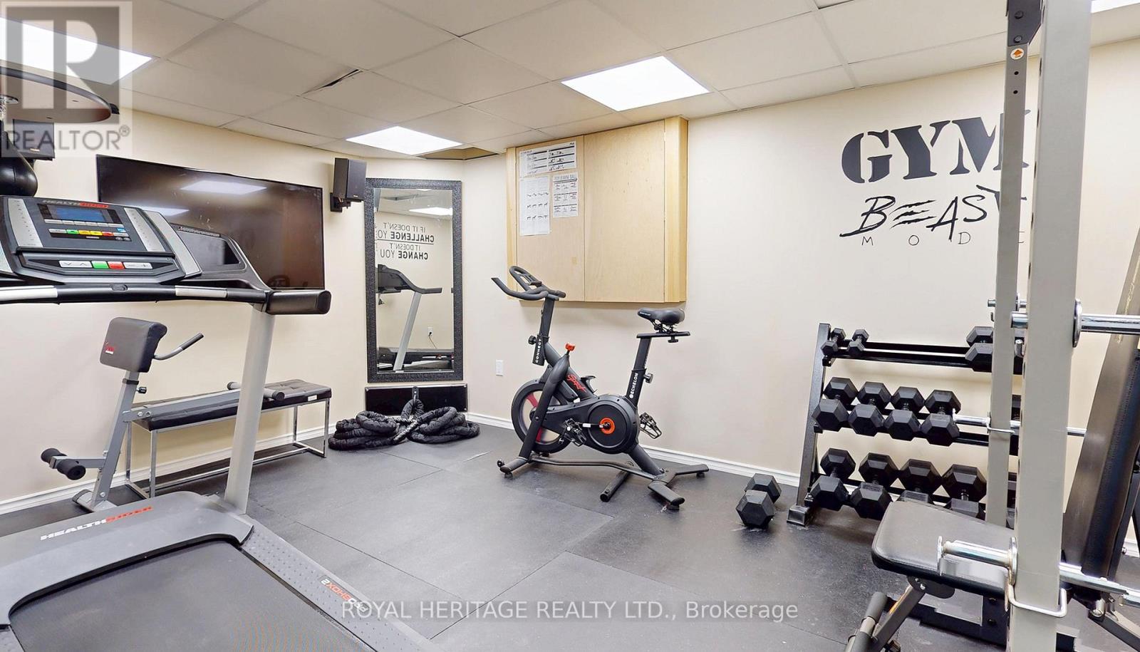 9 Sato Street, Whitby (Williamsburg), ON - Indoor Photo Showing Gym Room