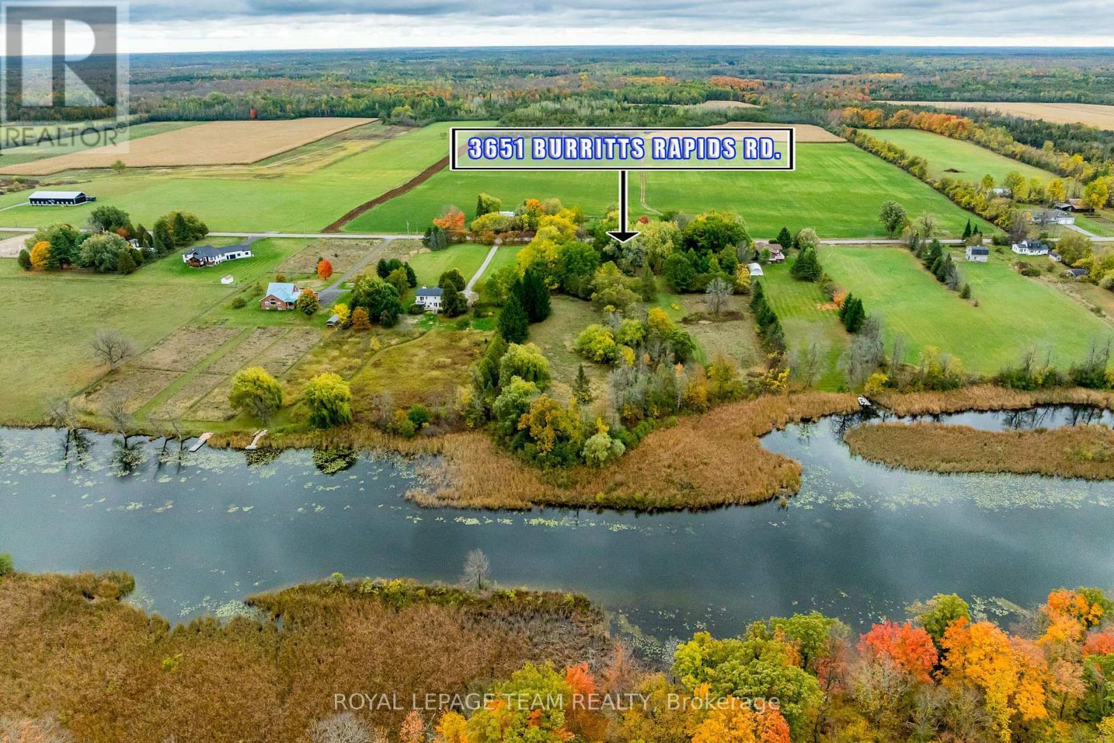 3651 Burritts Rapids Road, Ottawa, ON - Outdoor With Body Of Water With View