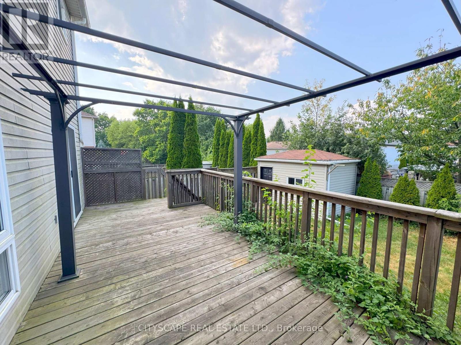 Walk-out Deck from Dining Room - 55 Langlaw Drive, Cambridge, ON - Outdoor With Deck Patio Veranda With Exterior