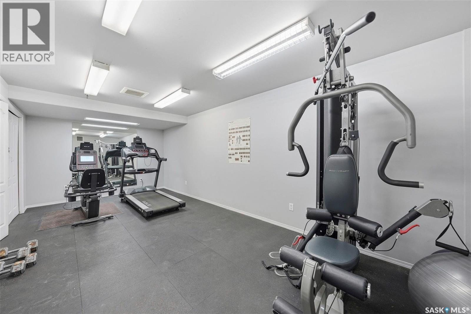 113 333 Nelson Road, Saskatoon, SK - Indoor Photo Showing Gym Room
