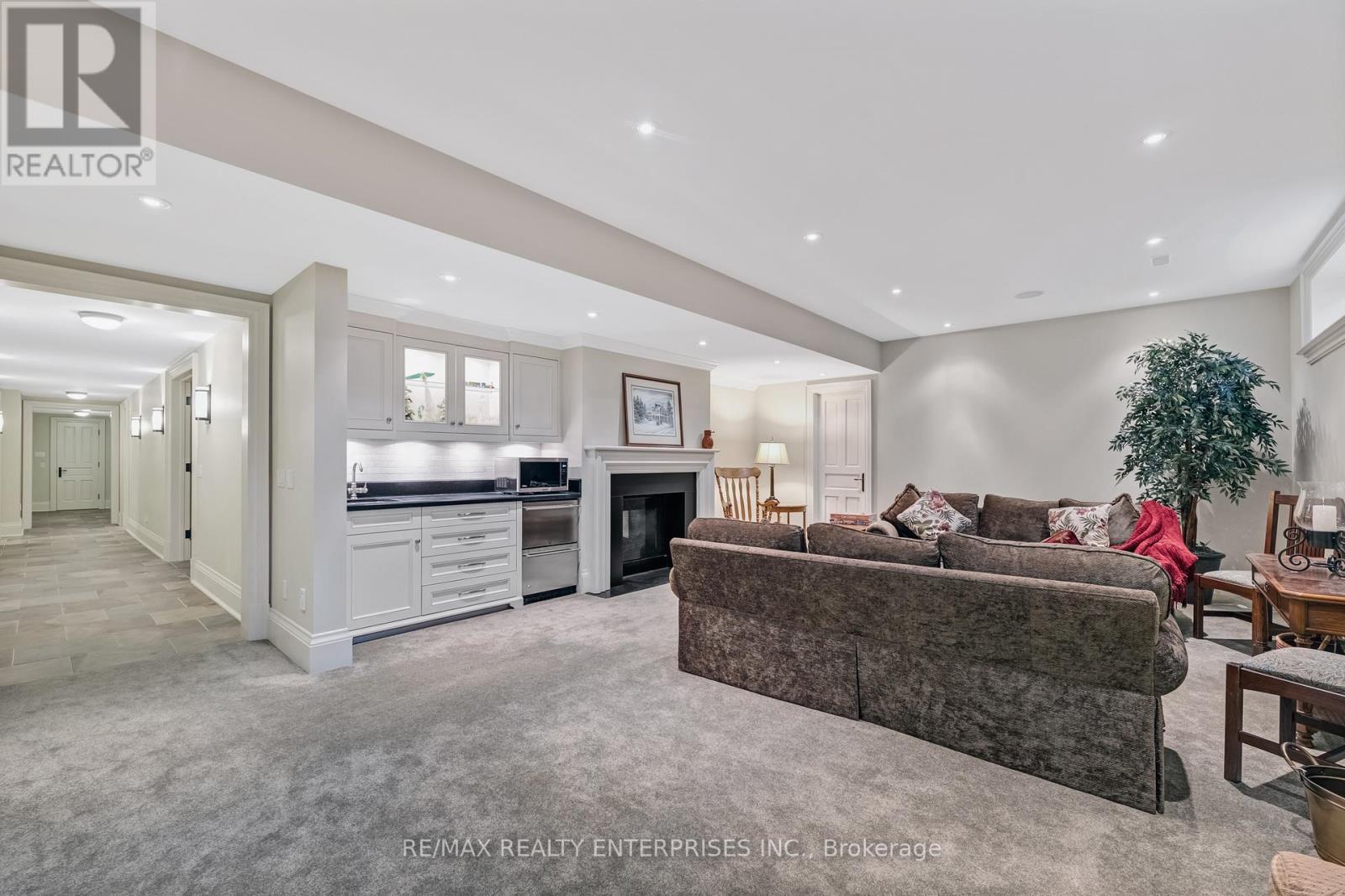 190 Donnelly Drive, Mississauga, ON - Indoor Photo Showing Other Room With Fireplace