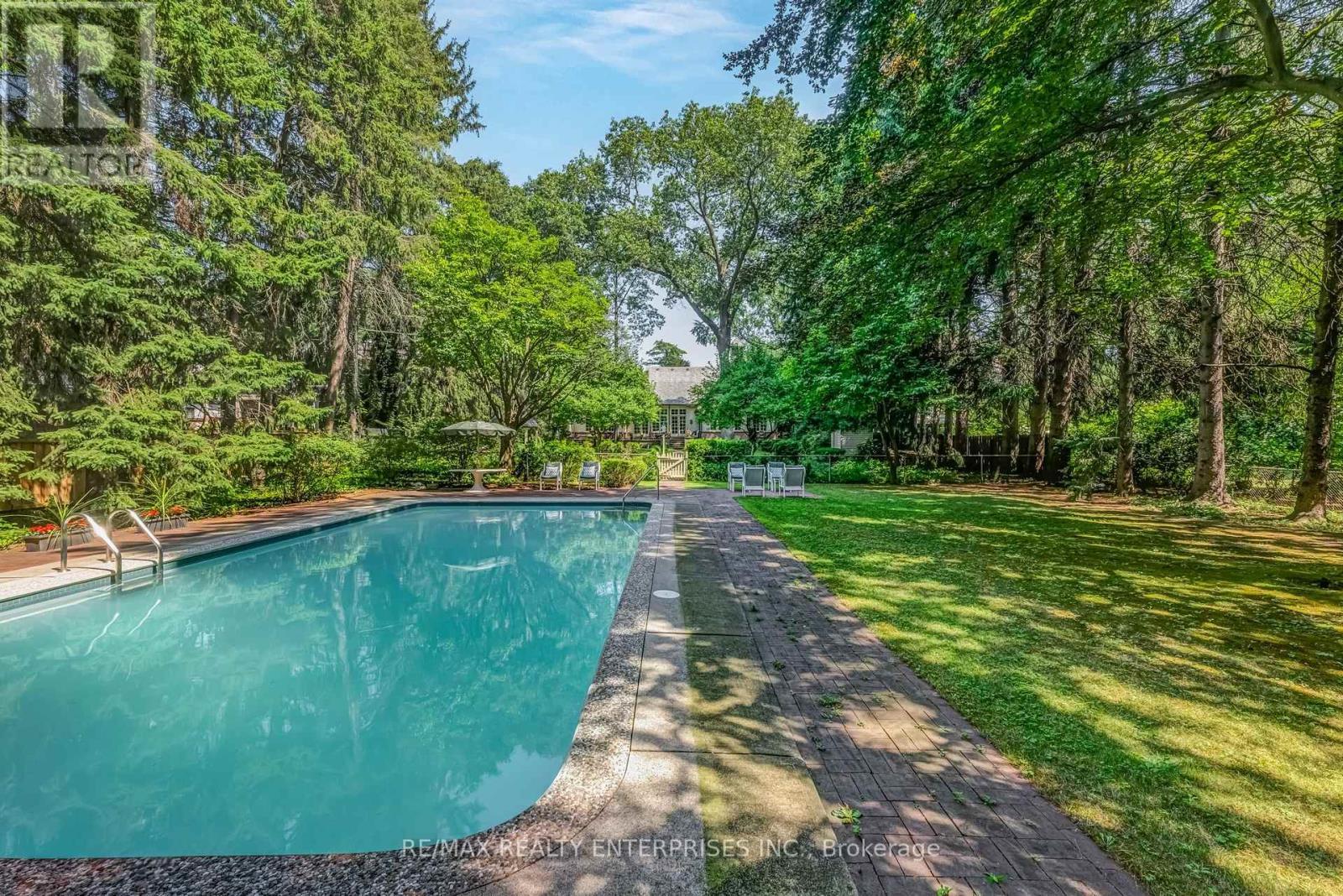 190 Donnelly Drive, Mississauga, ON - Outdoor With In Ground Pool