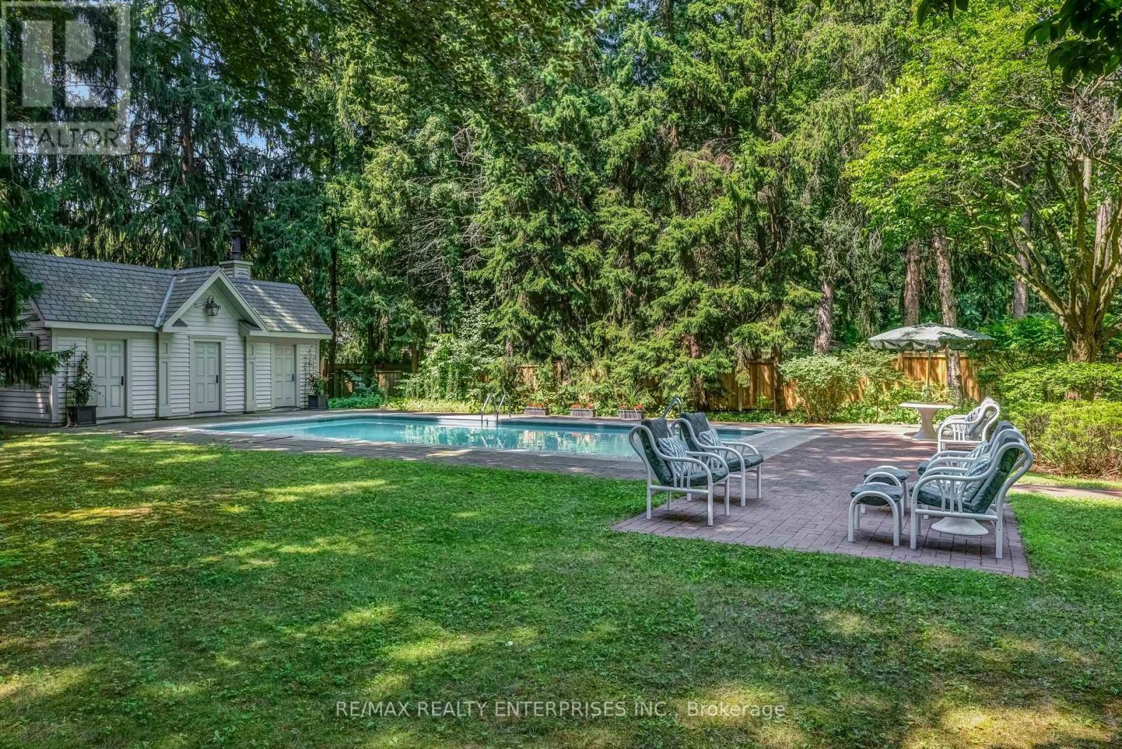 190 Donnelly Drive, Mississauga, ON - Outdoor With In Ground Pool